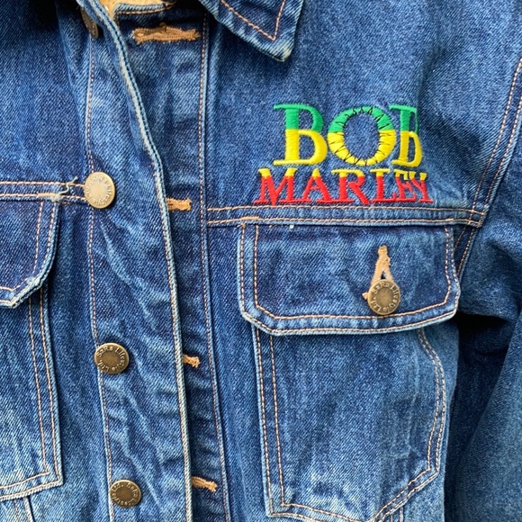 Sara lifestyles Ltd Bob Marley Jean jacket - Picture 3 of 10